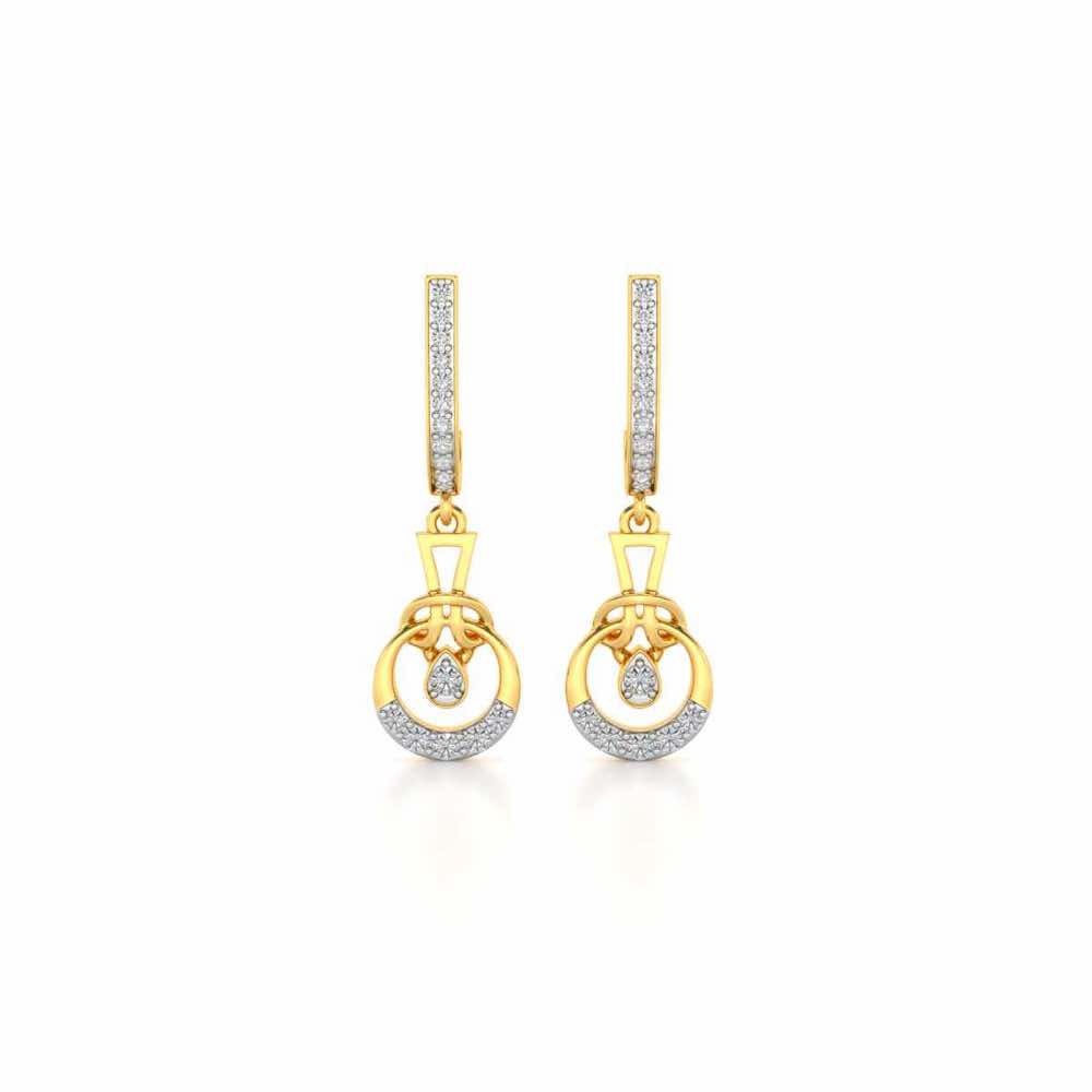 Opulence Drops Earrings - Yellow Gold - Image 1