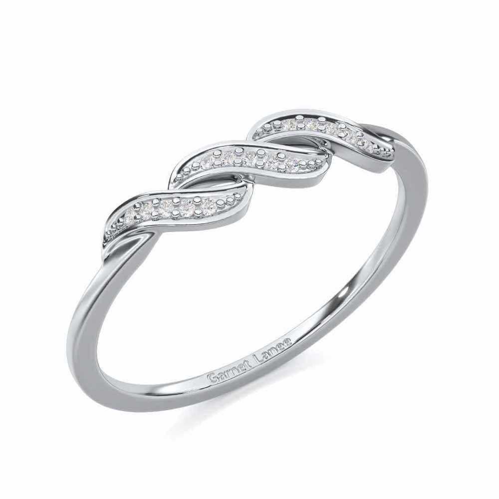 Opulent Beauty Silver Ring - White Gold - Image 1