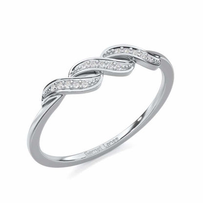 Opulent Beauty Silver Ring - White Gold - Image 1