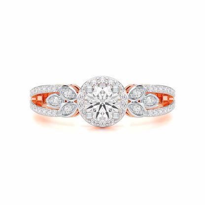 Opulent Radiance Solitaire Ring - Rose Gold - Image 4