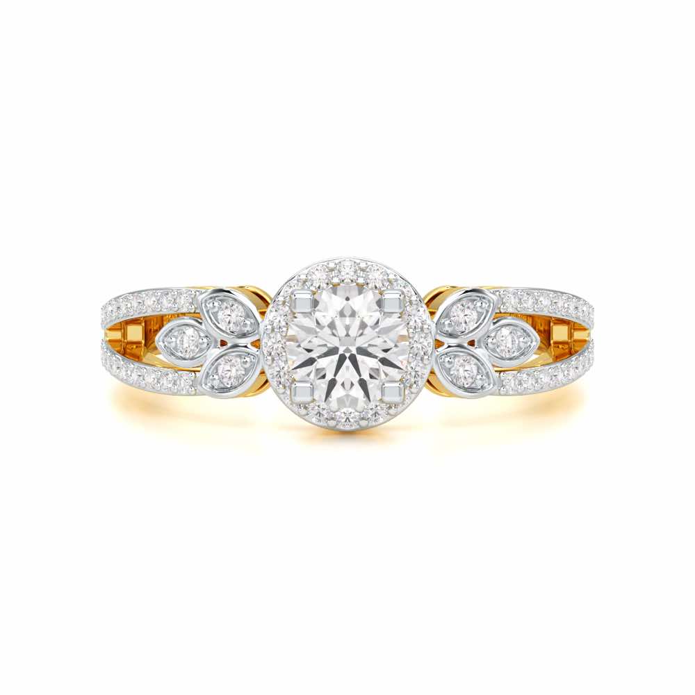 Opulent Radiance Solitaire Ring - Yellow Gold - Image 4