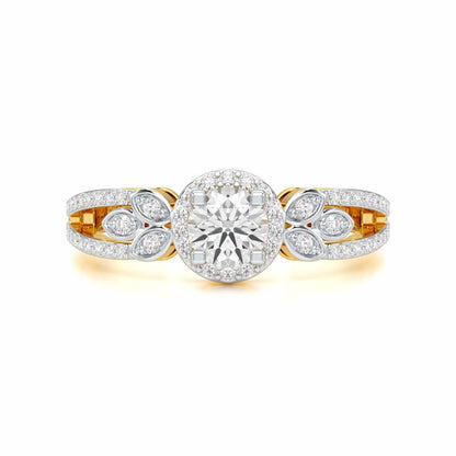 Opulent Radiance Solitaire Ring - Yellow Gold - Image 4