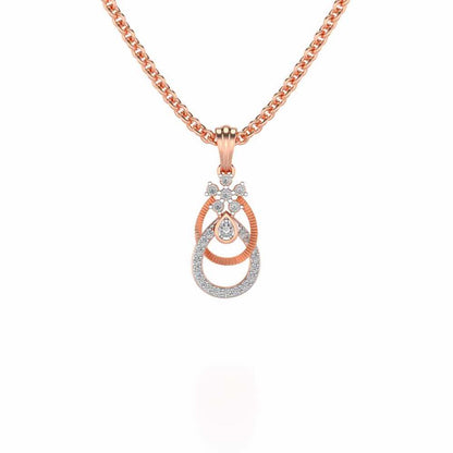 Orient Silver Pendant - Rose Gold - Image 1