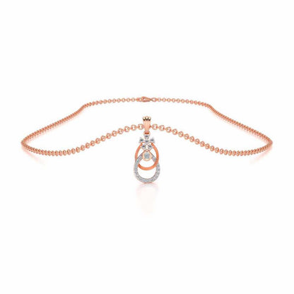 Orient Silver Pendant - Rose Gold - Image 3