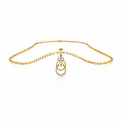 Orient Silver Pendant - Yellow Gold - Image 3
