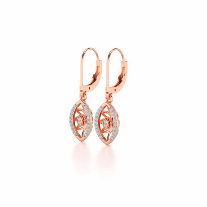 Orion Silver Earrings - Rose Gold - Image 3