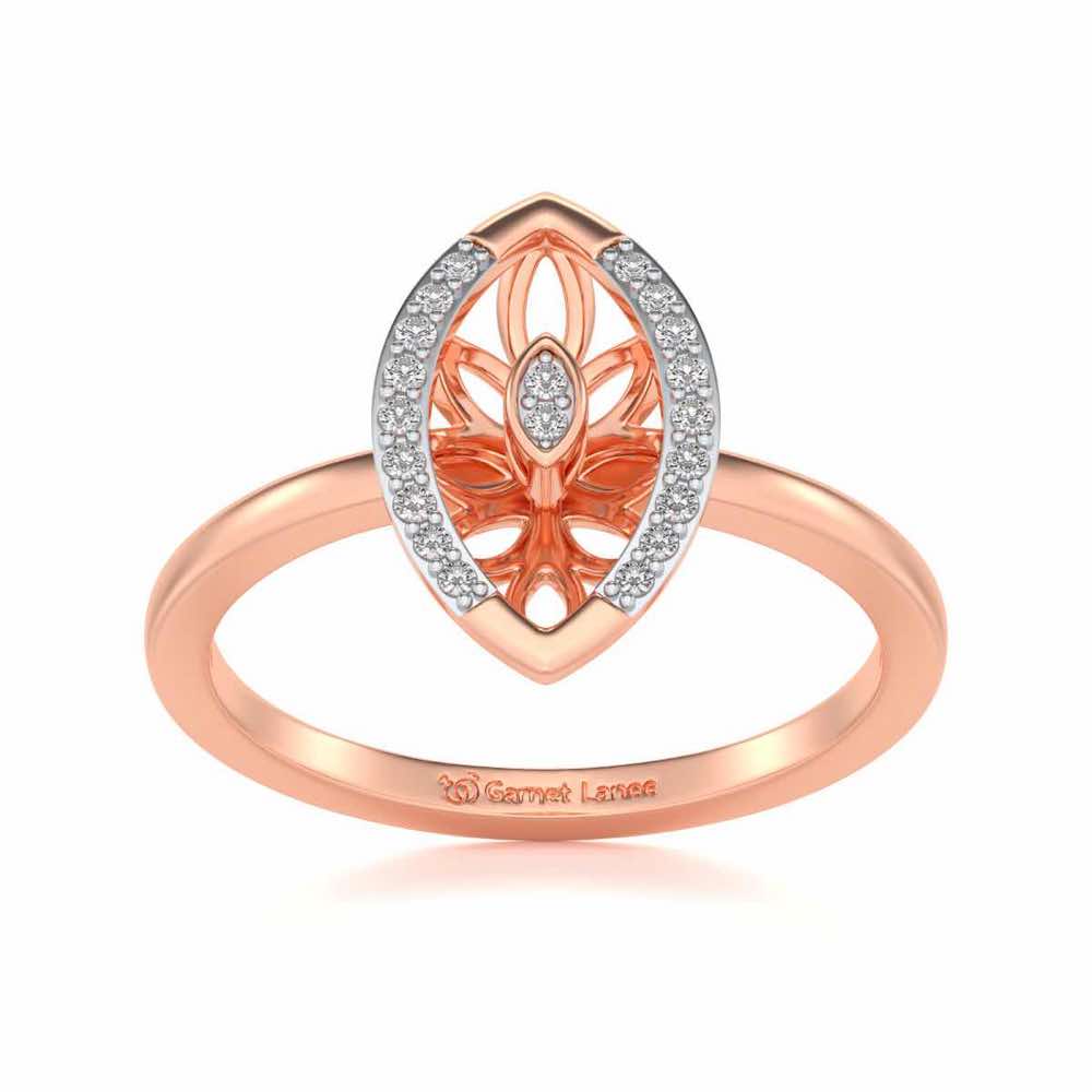 Orion Silver Ring - Rose Gold - Image 2