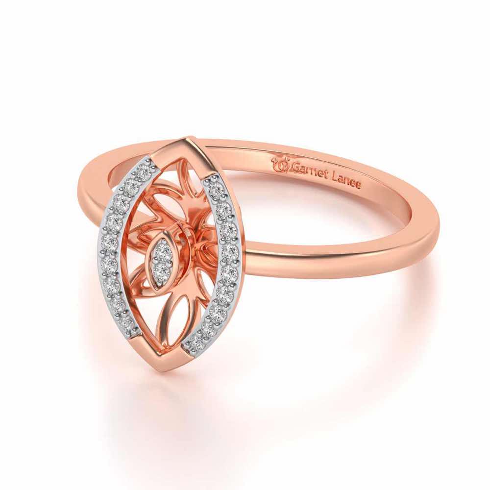 Orion Silver Ring - Rose Gold - Image 3