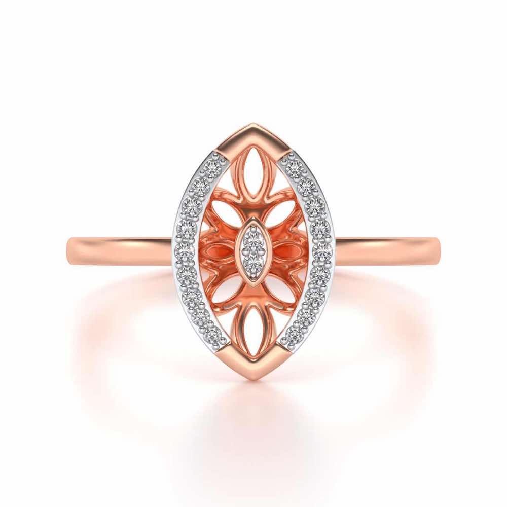 Orion Silver Ring - Rose Gold - Image 5