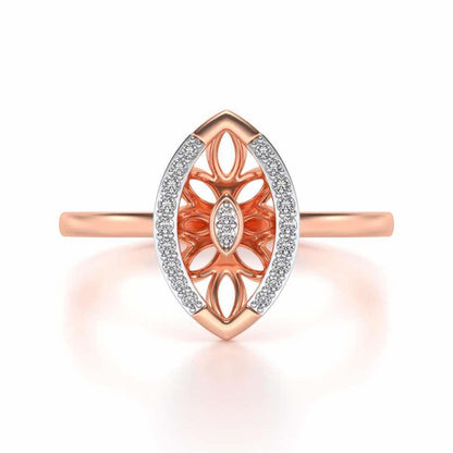 Orion Silver Ring - Rose Gold - Image 5