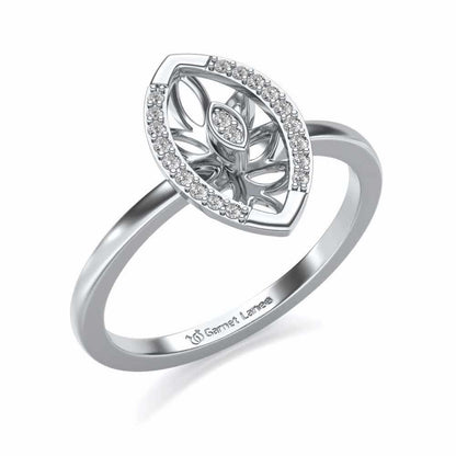 Orion Silver Ring - White Gold - Image 1
