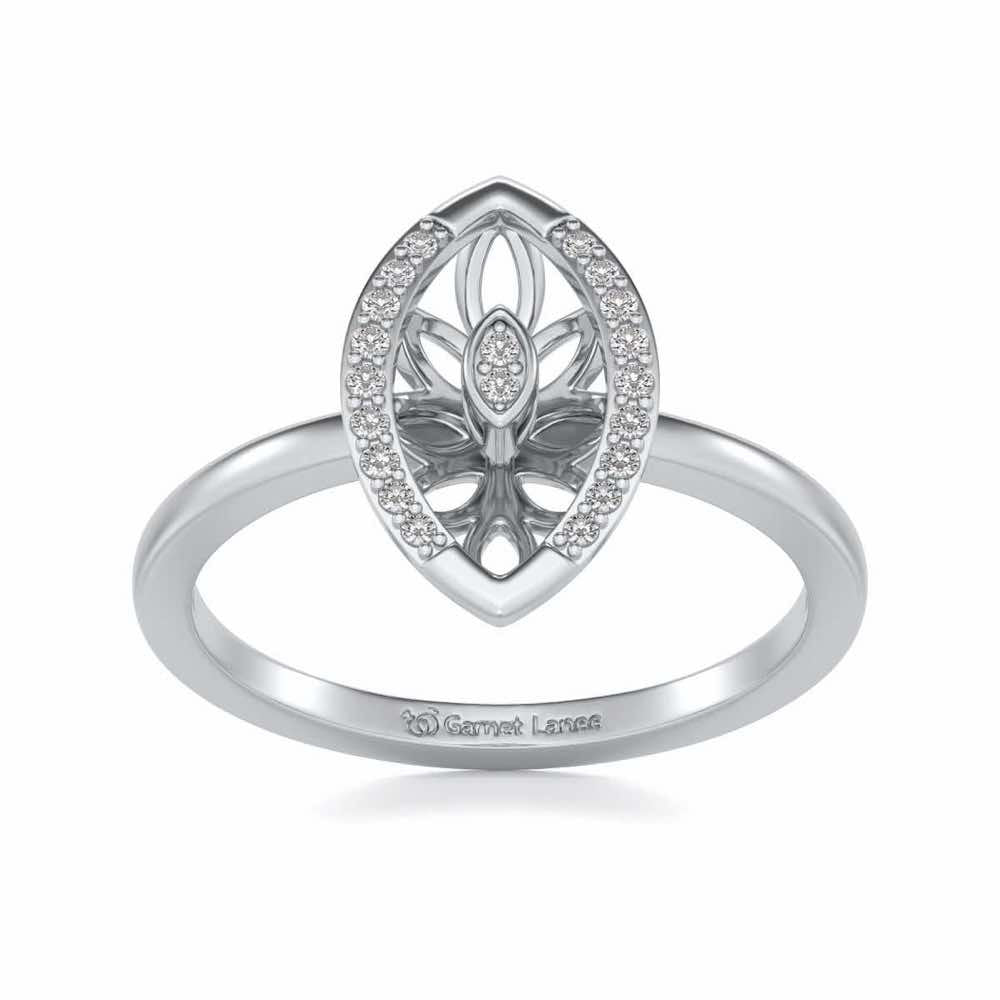 Orion Silver Ring - White Gold - Image 2