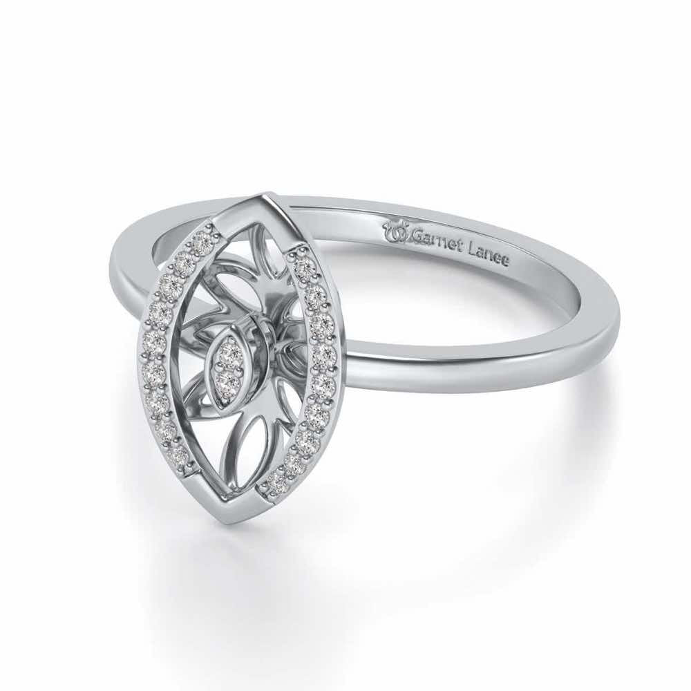 Orion Silver Ring - White Gold - Image 3