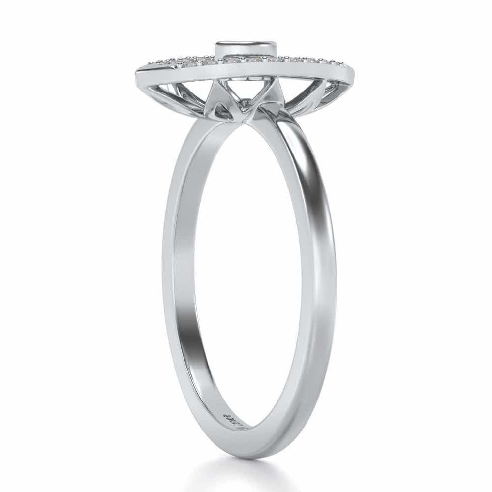 Orion Silver Ring - White Gold - Image 4
