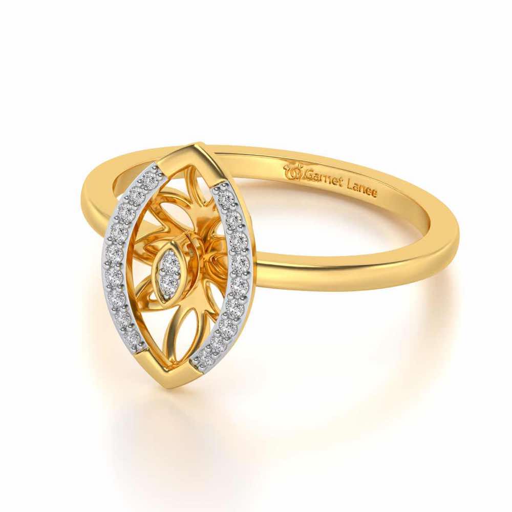 Orion Silver Ring - Yellow Gold - Image 3