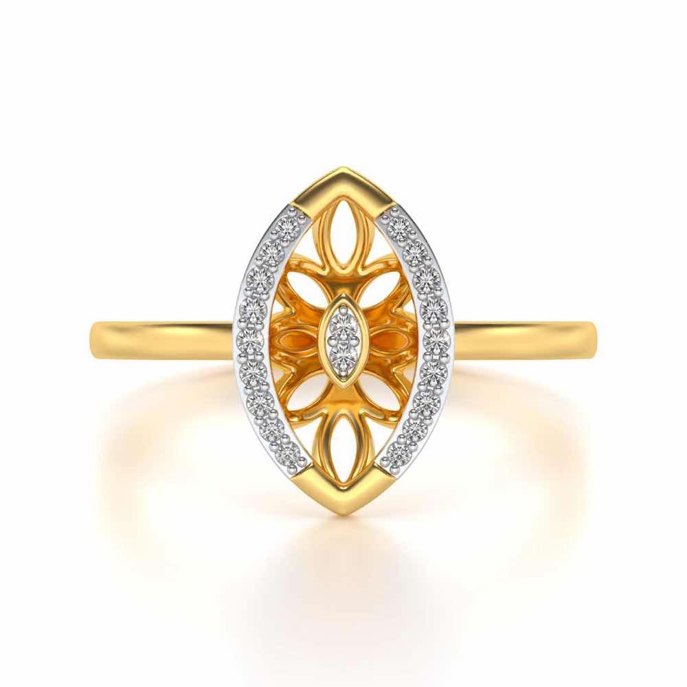 Orion Silver Ring - Yellow Gold - Image 5