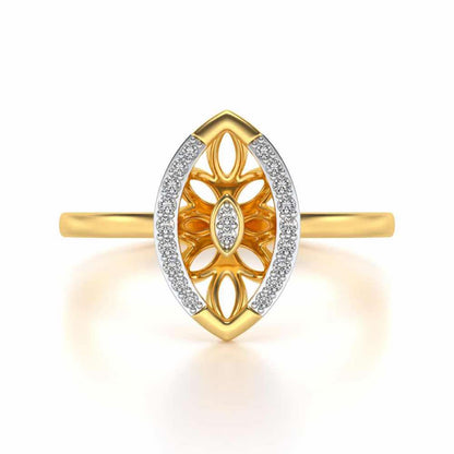 Orion Silver Ring - Yellow Gold - Image 5