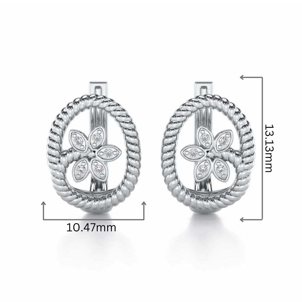Oval Bloom Silver Bali - White Gold - Image 2