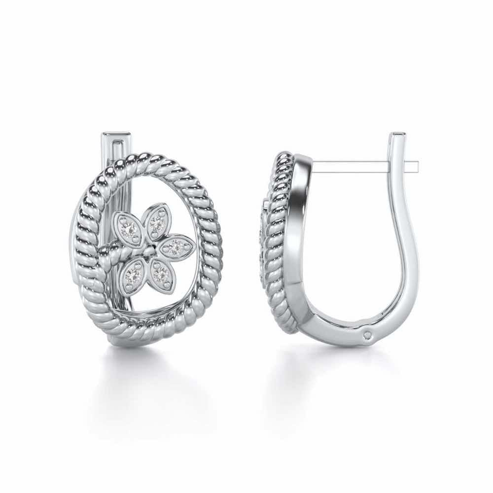 Oval Bloom Silver Bali - White Gold - Image 4