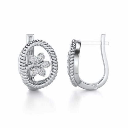 Oval Bloom Silver Bali - White Gold - Image 4