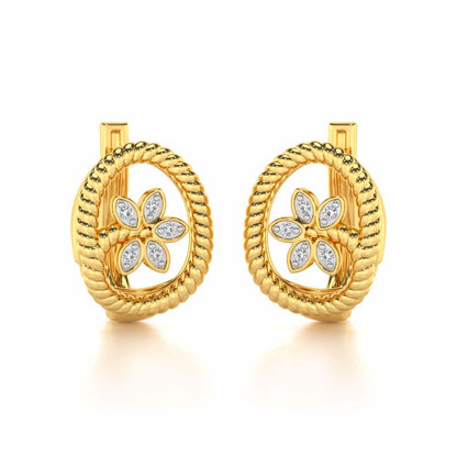 Oval Bloom Silver Bali - Yellow Gold - Image 1