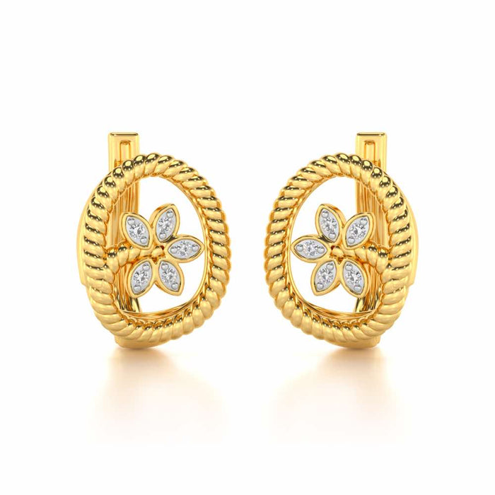 Oval Bloom Silver Bali - Yellow Gold - Image 1