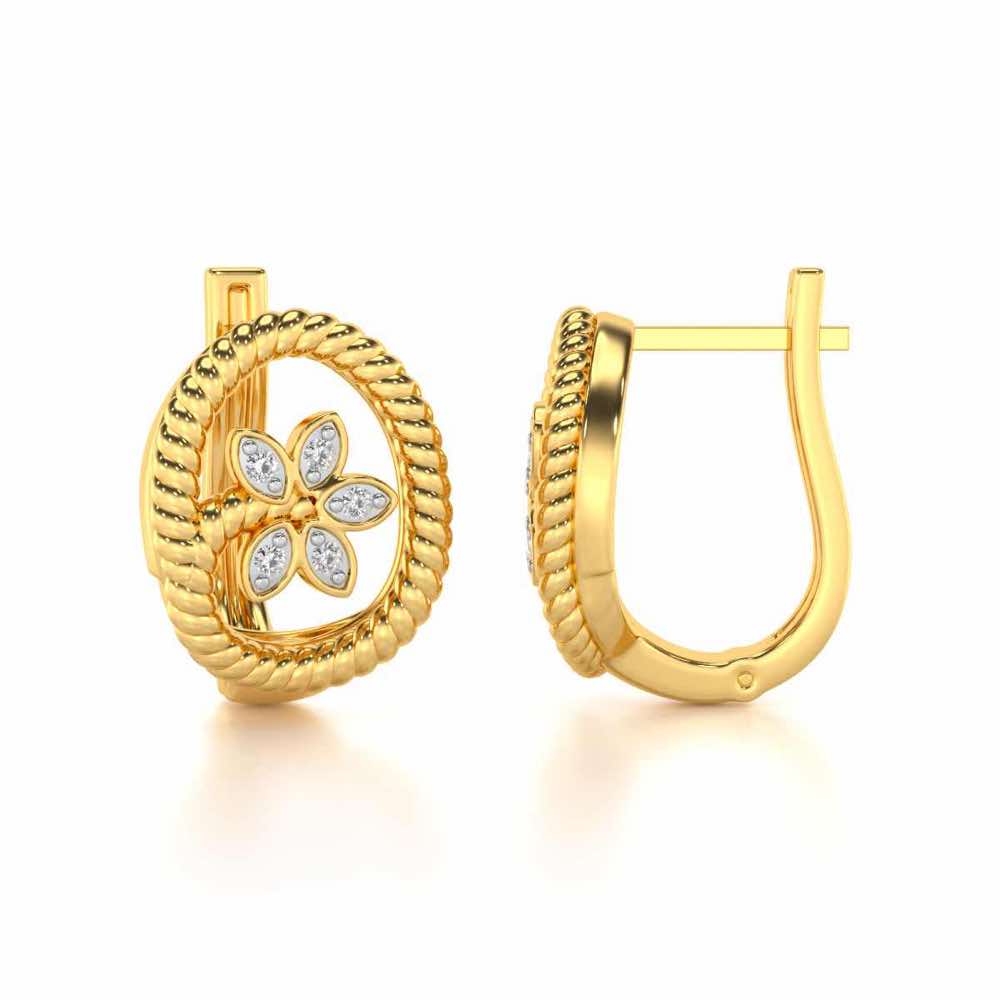 Oval Bloom Silver Bali - Yellow Gold - Image 4