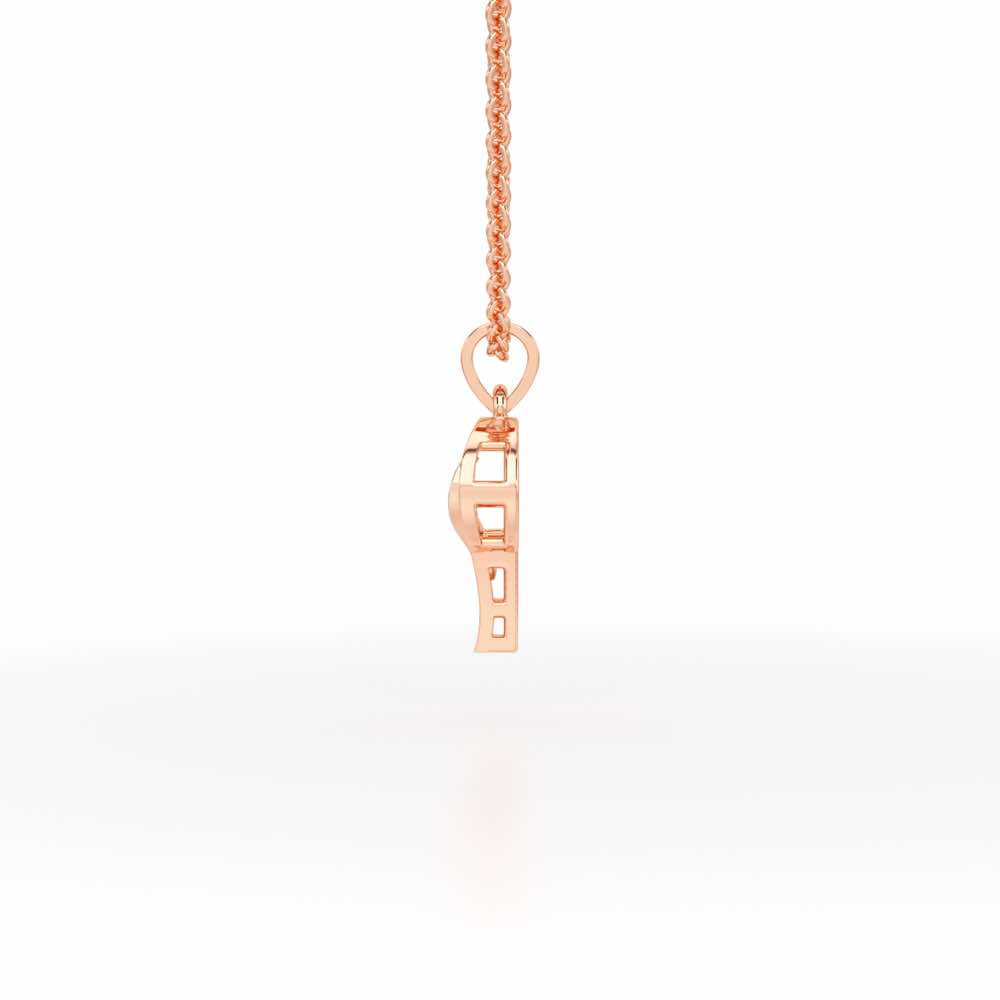 P-Spark Silver Pendant - Rose Gold - Image 3