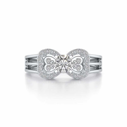Pallavi Solitaire Ring - White Gold - Image 4
