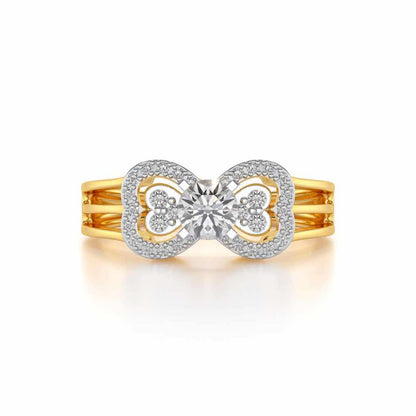 Pallavi Solitaire Ring - Yellow Gold - Image 4
