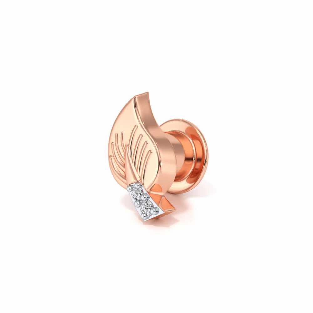 Paan Silver Watch Pin - Rose Gold - Image 3