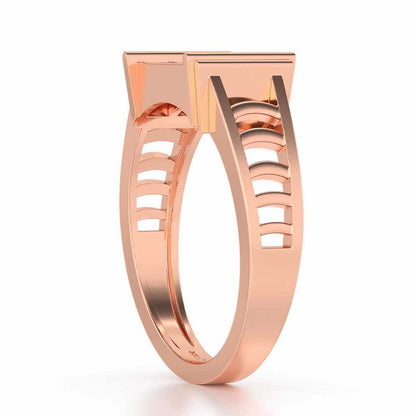 Pageant Ring For Men - Rose Gold - Image 3
