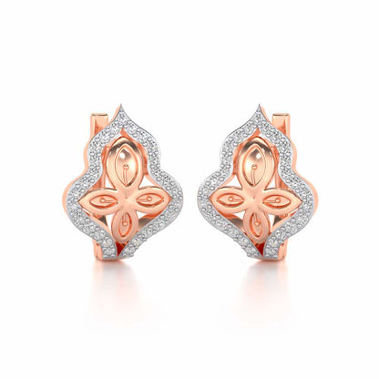 Panache Leaf Silver Bali - Rose Gold - Image 1