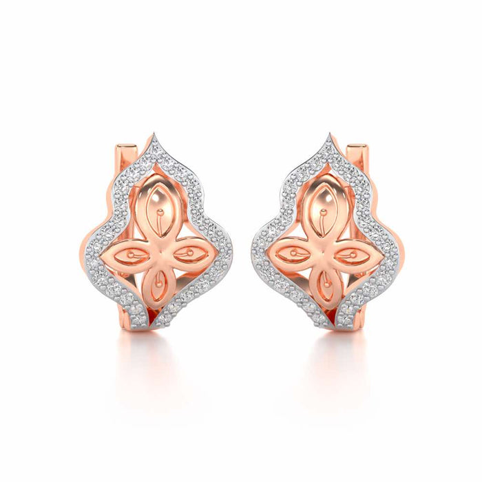 Panache Leaf Silver Bali - Rose Gold - Image 1