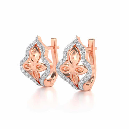 Panache Leaf Silver Bali - Rose Gold - Image 3