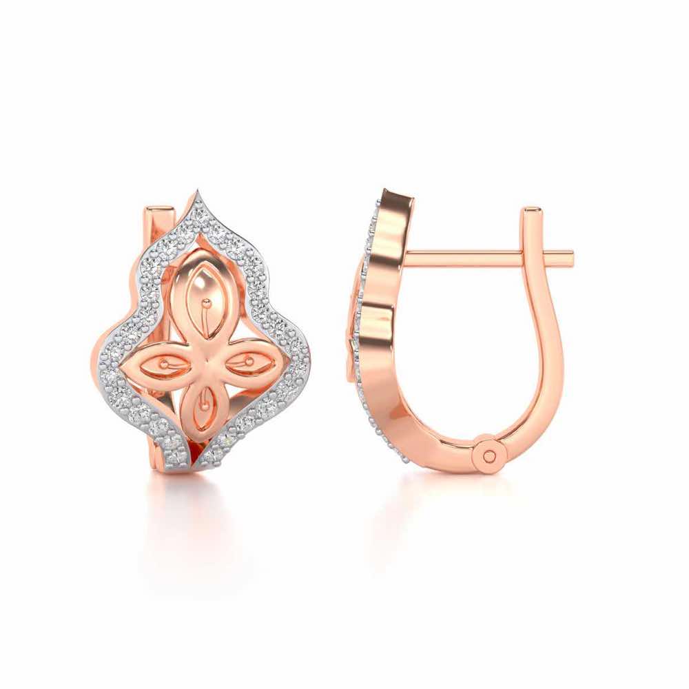 Panache Leaf Silver Bali - Rose Gold - Image 4