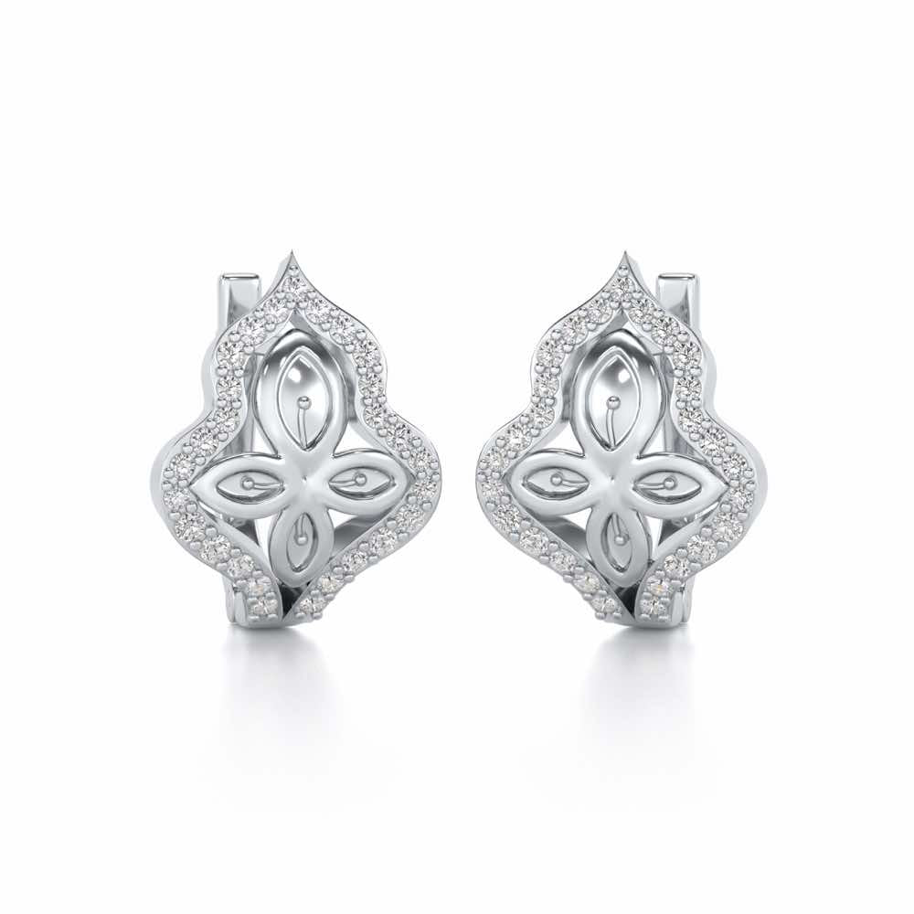 Panache Leaf Silver Bali - White Gold - Image 1