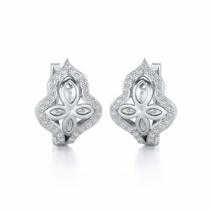 Panache Leaf Silver Bali - White Gold - Image 1
