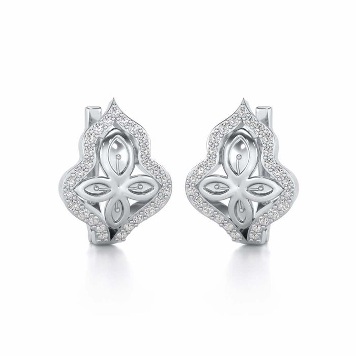 Panache Leaf Silver Bali - White Gold - Image 1