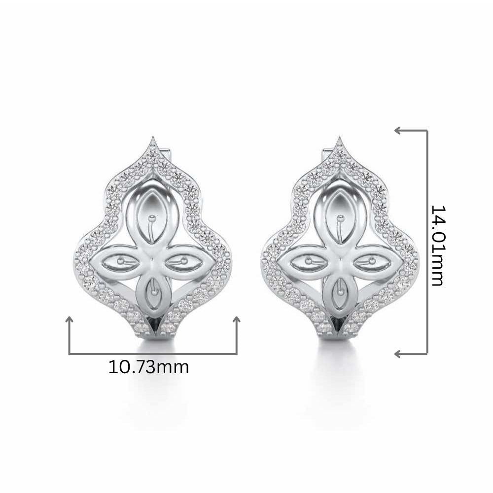 Panache Leaf Silver Bali - White Gold - Image 2