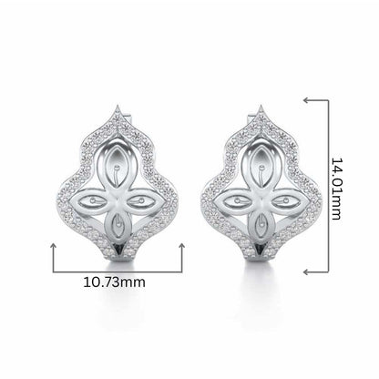 Panache Leaf Silver Bali - White Gold - Image 2
