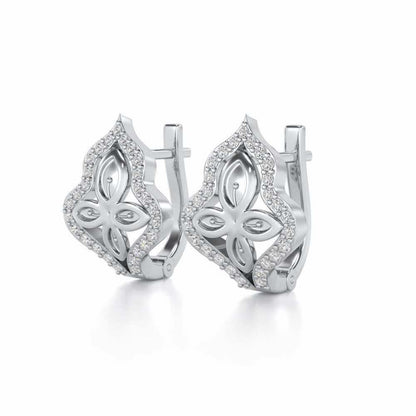 Panache Leaf Silver Bali - White Gold - Image 3
