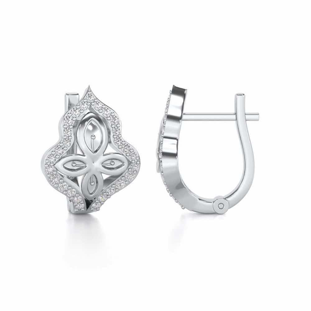 Panache Leaf Silver Bali - White Gold - Image 4