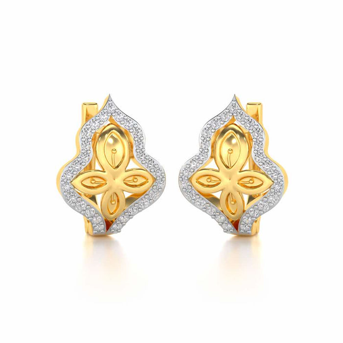 Panache Leaf Silver Bali - Yellow Gold - Image 1