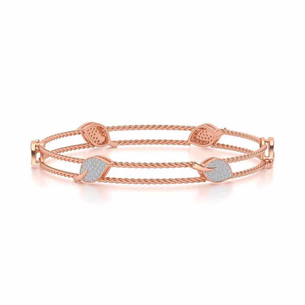Pattiya Silver Bangles - Rose Gold - Image 5
