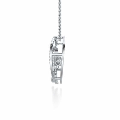Pawsome Silver Pendant - White Gold - Image 4