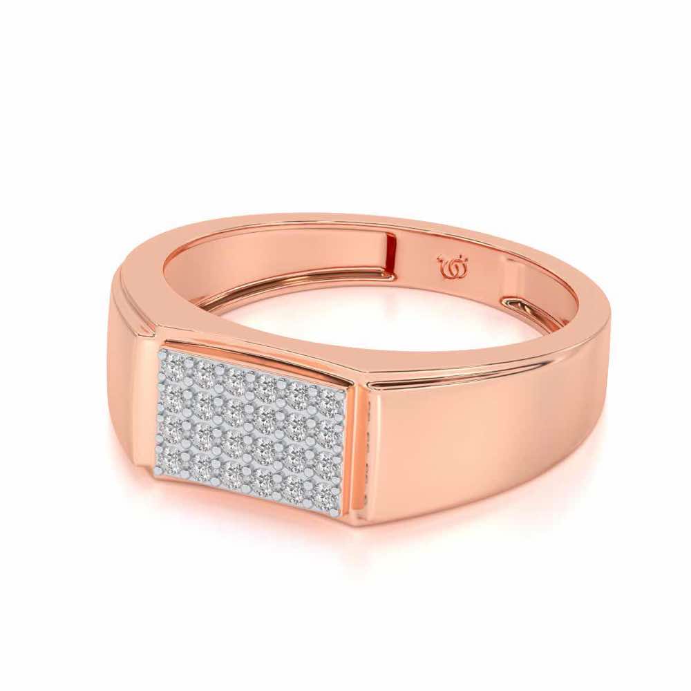 Peacemaker Silver Ring For Men - Rose Gold - Image 2