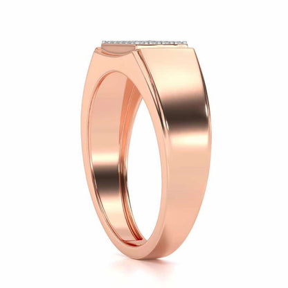 Peacemaker Silver Ring For Men - Rose Gold - Image 3