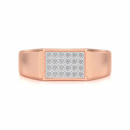 Peacemaker Silver Ring For Men - Rose Gold - Image 4