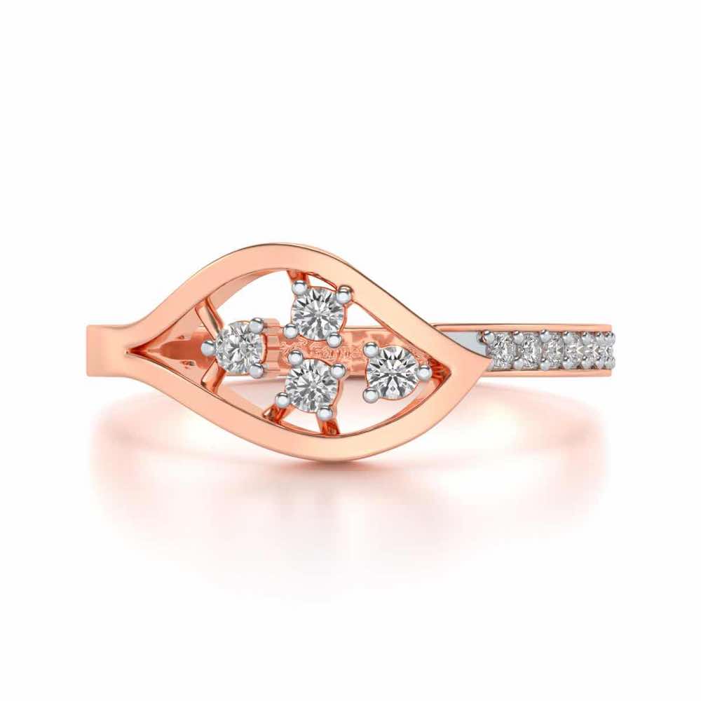 Peeper Silver Ring - Rose Gold - Image 4